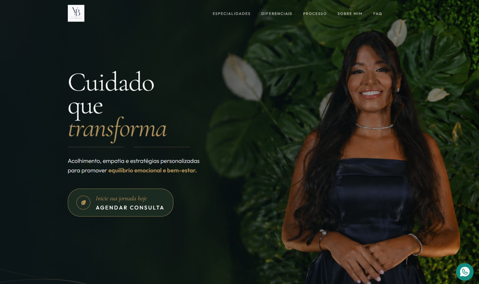 Landing Page Psicóloga Vitória Beatriz